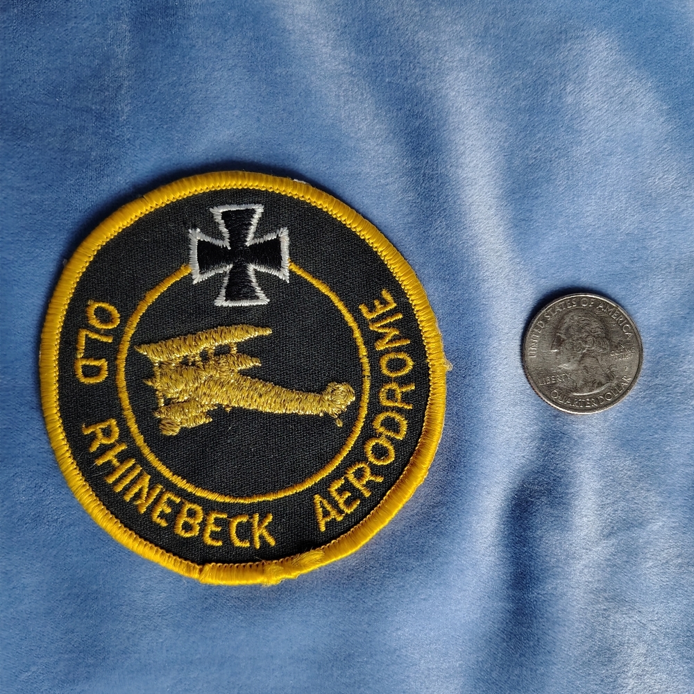 Vintage Old Rhinebeck Aerodrome Rhinebeck, NY Three Inch (3") Iron On Patch - Picture 4 of 5